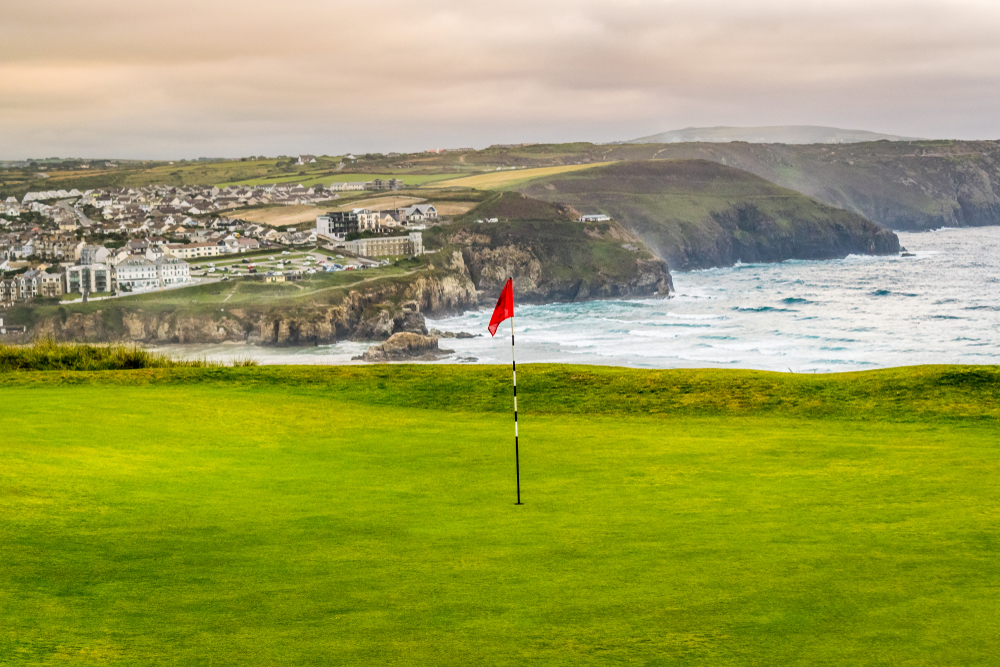 Golf course in Cornwall