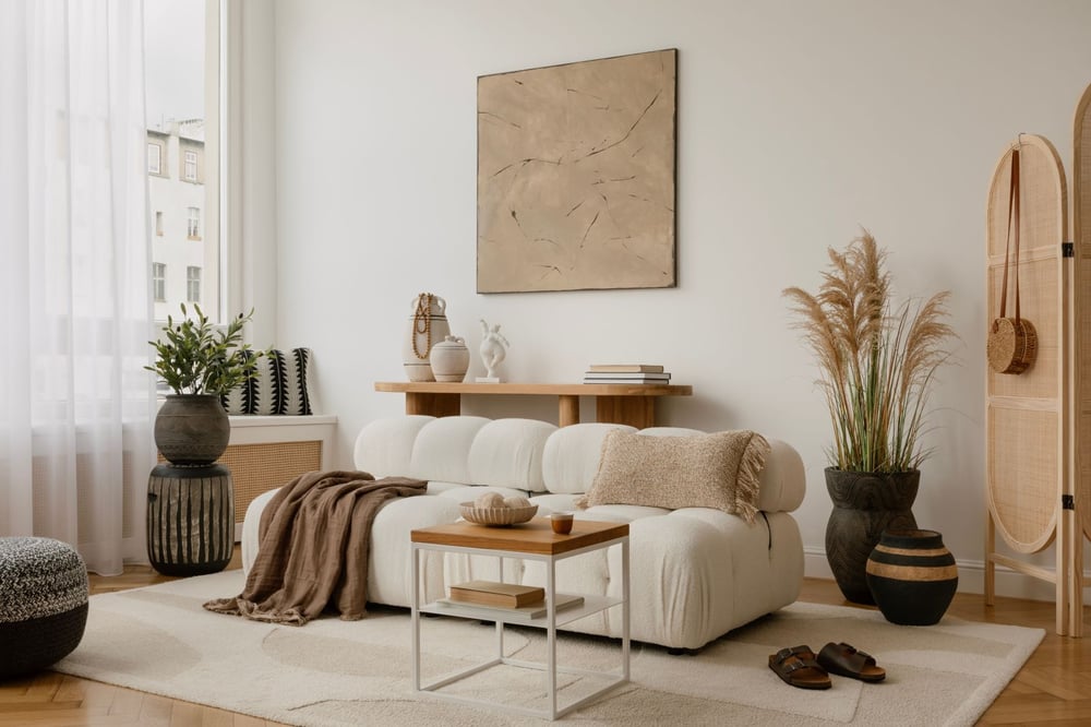 Modern Boho Living Room