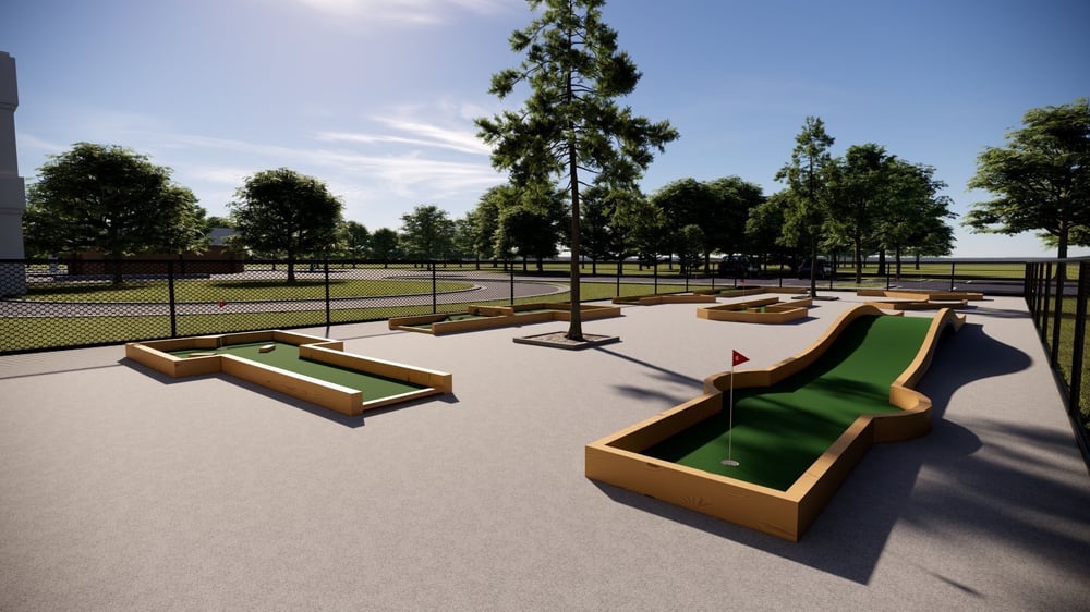 mini golf south west london