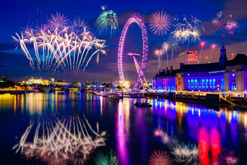 The Best Places to Watch London New Year Fireworks Displays