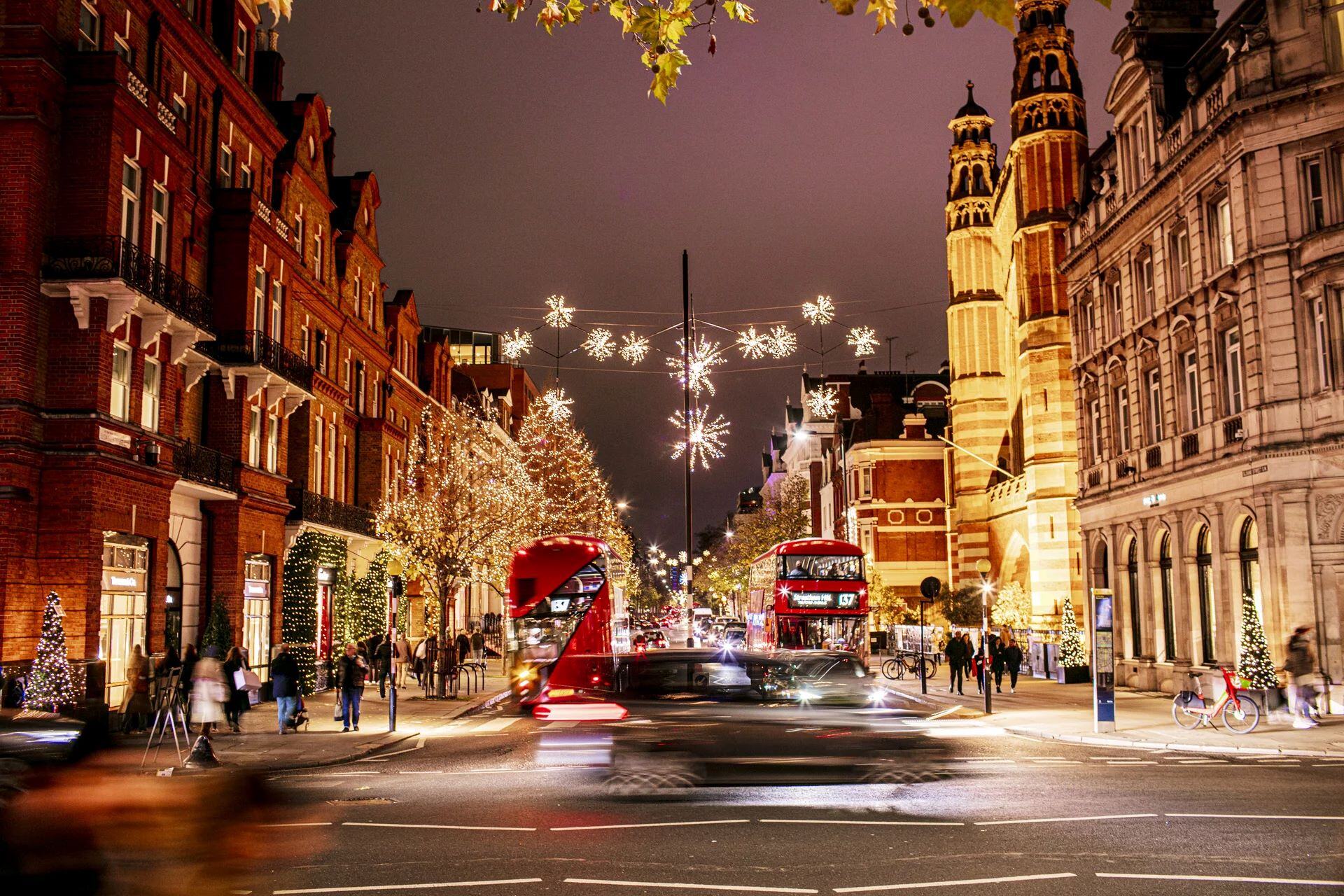 Christmas Lights in Belgravia