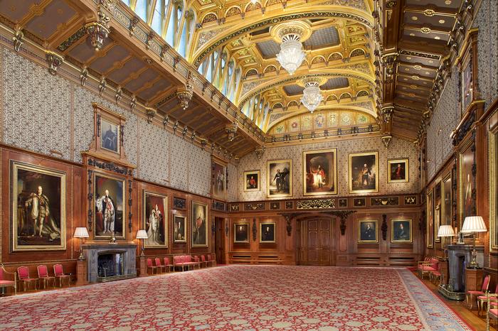 Waterloo Chamber (Peter Smith).jpg Waterloo Chamber Paintings Windsor Castle