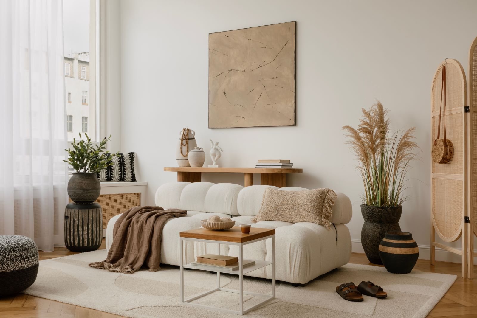 Creating a Modern Boho Living Room