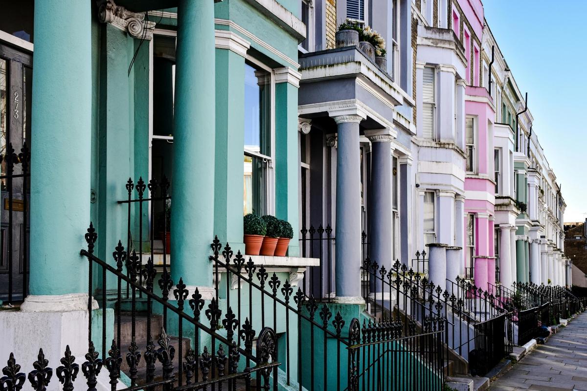 Notting Hill’s Colourful Houses