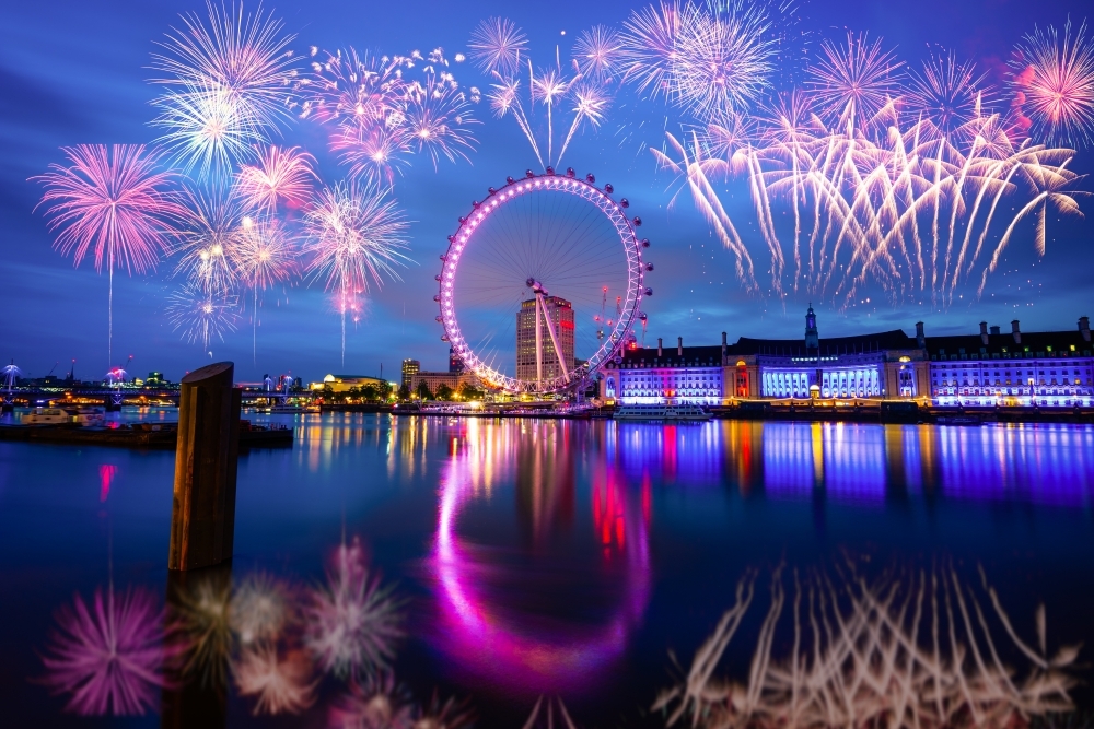 The Best New Year Fireworks around the UK