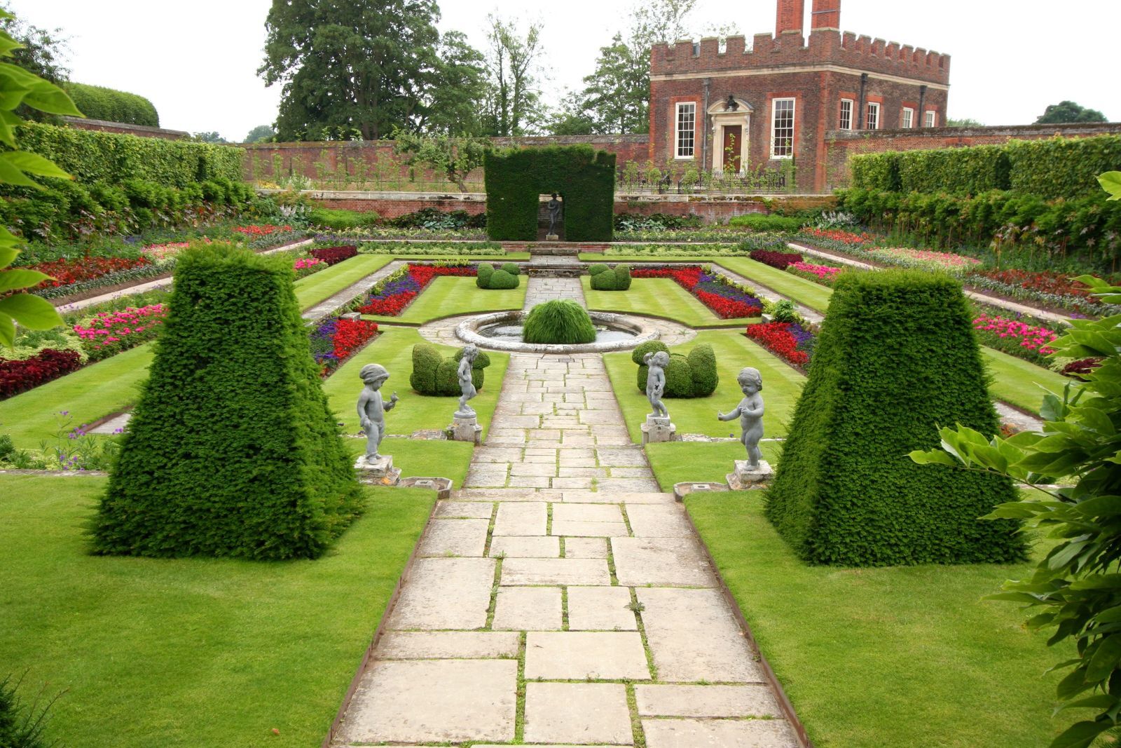 Inside Hampton Court Palace Garden Festival
